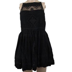 Free People Emily Lace-Bodice Dress